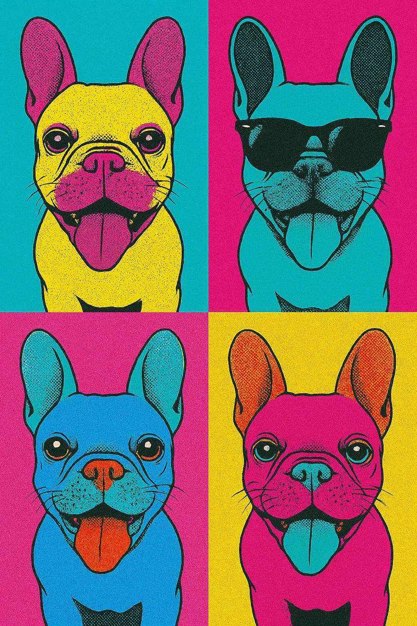 Pop Art Golden Retriever - Warhol Inspired